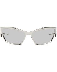 Givenchy - Silver Giv Cut Sunglasses - Lyst
