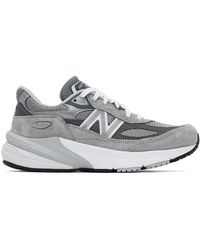New Balance - Gray 'made In Usa' 990v6 Sneakers - Lyst