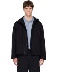 Palmes - Herringbone Hooded Jacket - Lyst