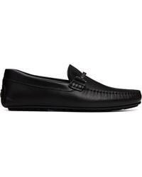 BOSS - Nappa-Leather Driver Loafers - Lyst