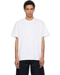 WOOYOUNGMI - Cotton Back Logo T-Shirt - Lyst