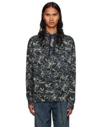 Isabel Marant - Pull à capuche marvin bleu marine - Lyst