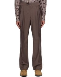 Paul Smith - Wool Mohair Pleat Front Trousers - Lyst