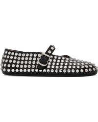 Alaïa - Strass Ballet Flats - Lyst