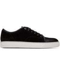 Lanvin - Dbb1 Leather & Suede Sneakers - Lyst