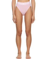 Versace - Cotton-Jersey High-Waist Briefs - Lyst