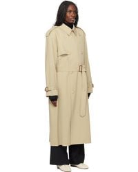 AURALEE Cashmere Wool Mosser Soutien Collar Coat in Black | Lyst