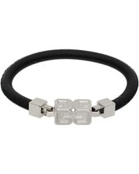 Givenchy - Bracelet noir à ferrure à logo - Lyst