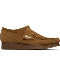 Clarks - Tan Wallabee Derbys - Lyst