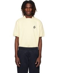 Lacoste - Loose Fit Badge Accent Fleece Polo - Lyst