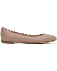 Chloé - Pink Lauren Ballerina Flats - Lyst