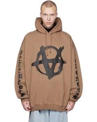 Vetements - Taupe Reverse Anarchy Hoodie - Lyst