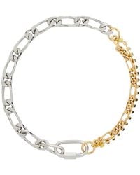 In Gold We Trust - Crystal Figaro Necklace - Lyst