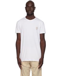 Versace - Two-pack White & Black Medusa T-shirts - Lyst