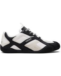 Versace - Baskets Galaxia Noir Et Blanc En Cuir - Lyst