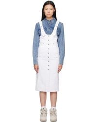 Isabel Marant - Filipine Denim Midi Dress - Lyst