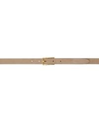Anderson's - Taupe Skinny Suede Belt - Lyst