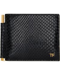 TOM FORD クロコ型押し マネークリップ シャイニー加工 限定製造
