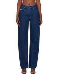 DIESEL - 1974 D-Ellz 0Dbdx Relaxed Jeans - Lyst