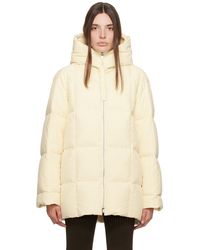 Blouson 164 Vert Rembourre En Duvet Jil Sander en coloris Vert Lyst