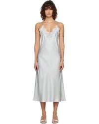 Rohe - Silk Lace Slip Midi Dress - Lyst