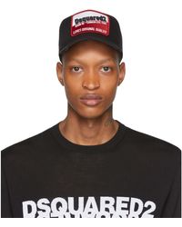 dsquared cap on head