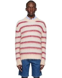 Marni - Tan Striped Sweater - Lyst