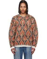 R13 - Printed Oversized Sweater - Lyst
