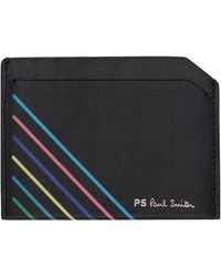 Paul Smith - Leather Sports Stripe Card Holder - Lyst