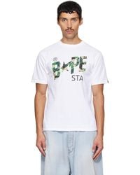 A Bathing Ape - Abc Camo Sta' T-Shirt - Lyst