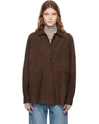 TOTEME - Soft Suede Jacket - Lyst