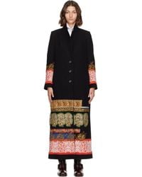 Dries Van Noten - Embroidered Wool Coat - Lyst