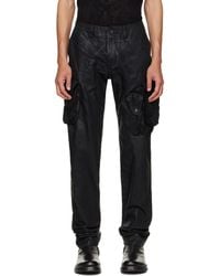 Julius - Coated Gasmask Skinny Cargo Pants - Lyst