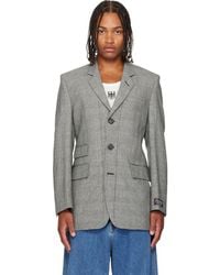 Vetements - Fitted Zip Tailored Blazer - Lyst