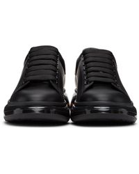 Alexander McQueen Clear Sole Oversized Trainers - Black