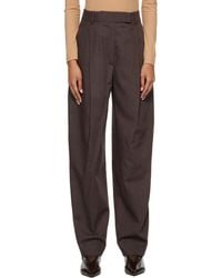 Rohe - Daria Single Pleat Straight Leg Trousers - Lyst