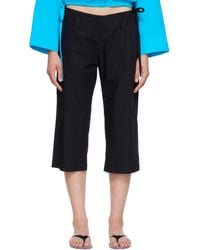 Brooke Callahan - Tie Capri Trousers - Lyst