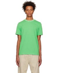 Moncler - Green Garment-washed T-shirt - Lyst