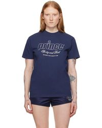Sporty & Rich - Navy Prince Edition T-shirt - Lyst