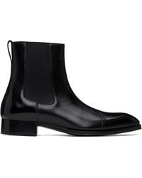 Tom Ford - Leather Elkan Chelsea Boots - Lyst
