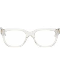Givenchy - Transparent Gv Day Rectangle Glasses - Lyst