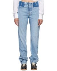 Maison Margiela - Two Tone Jeans - Lyst