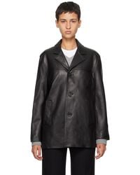 DUNST - Half Leather Jacket - Lyst