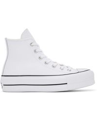 converse chuck taylor all star lift leather high top
