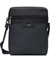 BOSS - Coated Canvas Messenger Bag - Lyst