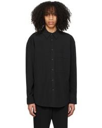 WOOYOUNGMI - Black Button-down Shirt - Lyst