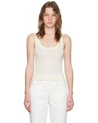 Jacquemus - Off- Les Classiques 'Le Débardeur Gros Grain' Tank Top - Lyst