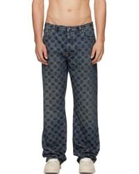 Off-White c/o Virgil Abloh - Arrow Monogram Slim Relax Jeans - Lyst