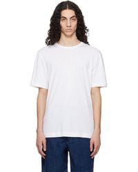 BOSS - Cotton-Linen Regular Fit T-Shirt - Lyst