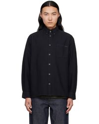 A.P.C. - ブラック Mateo ロゴ シャツ - Lyst